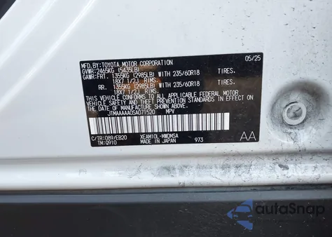 2025 Toyota Bz4X Xle from USA, damaged, VIN JTMAAAAA0SA071520